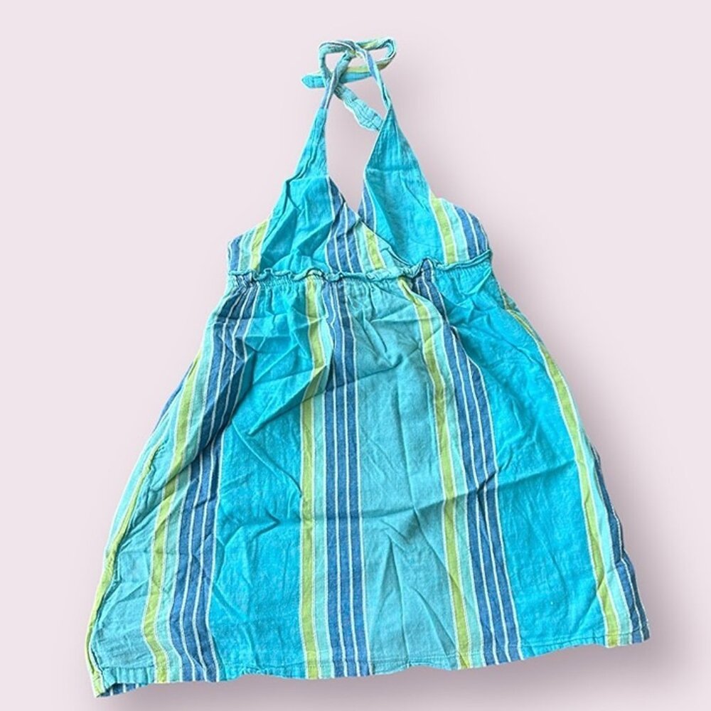 Girls Old Navy Summer Blue Striped Dress size Small